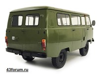 Коллекционная масштабная модель 1:43 Автобус УАЗ-452В, хаки (Start Scale Models)